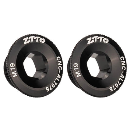 2pcs ZTTO Bicycle Aluminum Alloy Crank Cover Mountain Bike Crank Screws, M18 Black, M18 Red, M18 Blue, M19 Black, M19 Red, M19 Blue, M20 Black, M20 Red, M20 Blue
