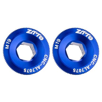 2pcs ZTTO Bicycle Aluminum Alloy Crank Cover Mountain Bike Crank Screws, M18 Black, M18 Red, M18 Blue, M19 Black, M19 Red, M19 Blue, M20 Black, M20 Red, M20 Blue