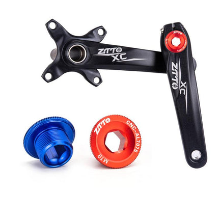 2pcs ZTTO Bicycle Aluminum Alloy Crank Cover Mountain Bike Crank Screws, M18 Black, M18 Red, M18 Blue, M19 Black, M19 Red, M19 Blue, M20 Black, M20 Red, M20 Blue