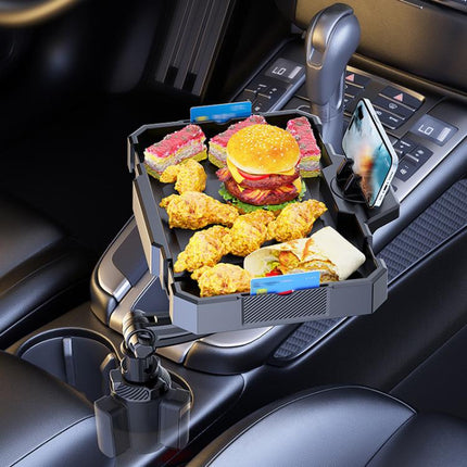 Car 360 Degree Rotating Dining Tray Auto Adjustable Cell Phone Holder, Small, Medium, Large