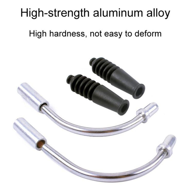 5sets ZTTO Bicycle V Brake Bend Accessories Brake Cable Dust Protective Cover, 4pcs / Set