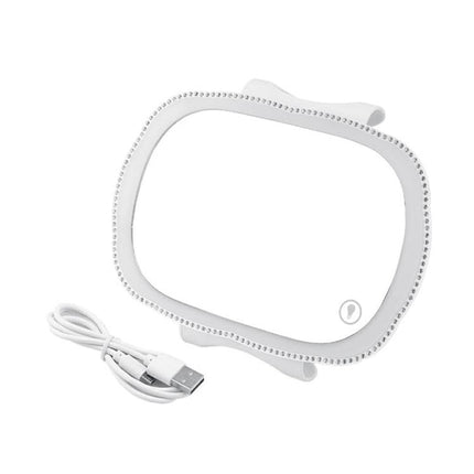 Car Passenger Sun Visor LED Light Makeup Mirror