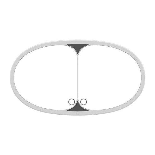 Car Sun Visor LED Touch Light Magnifying Makeup Mirror
