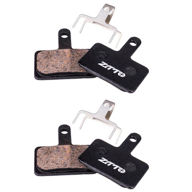 2pairs ZTTO Bicycle Disc Braking Pads Mountain Bike Semi-Metallic Resin Brake Pads