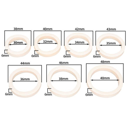 2pairs ZTTO Mountain Bike Shock Absorbent Fork Oil Dustproof Sponge Ring, 30mm, 32mm, 34mm, 35mm, 36mm, 38mm, 40mm