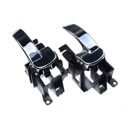 For Nissan Pathfinder Car Left and Right Chrome Interior Door Handles, Left 80671-4X02B, Right 80670-4X02B