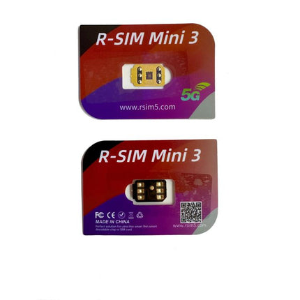 R-SIM Mini 3 SIM Unlock Chip For iPhone 13-16 Dual SIM Models, R-SIM Mini 3