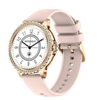 Gold Pink Silicone Strap