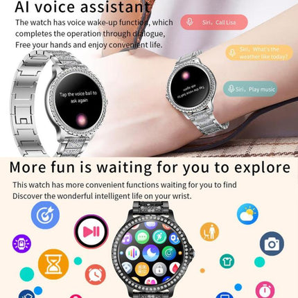 Bluetooth Calling AI Voice Assistant Life Waterproof Sports Smartwatch