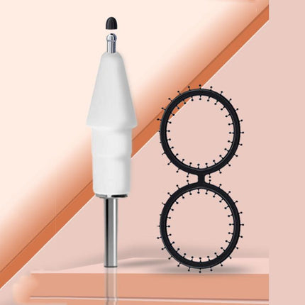 For Xiaomi Smart Pen 2nd Gen Replacement Tip Damped Needle-tip Pen Nib, With 1 Circle Pen Tip Cap White, With 1 Circle Pen Tip Cap Transparent, With 2 Circles Pen Tip Cap White, With 2 Circles Pen Tip Cap Transparent