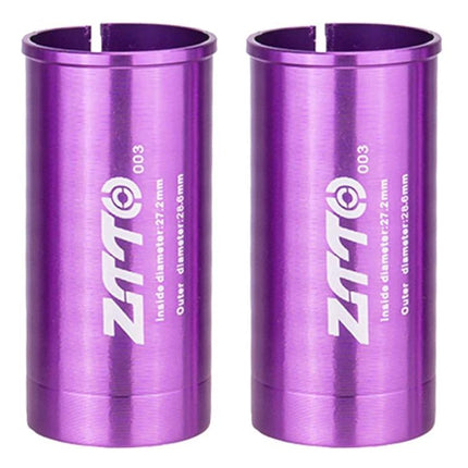 2pcs ZTTO Bicycle Seat Post Conversion Sleeve Reducer Cover, 25.4-27.2mm 001, 27.2-28.6mm 003, 27.2-30.4mm 004, 27.2-30.8mm 005, 27.2-31.6mm 006, 27.2-33.9mm 007, 31.8-34.9mm 008, 30.9-31.6mm 009, 25.4-30.9mm 010, 25.4-31.6mm 011, 27.2-30mm 012        ...