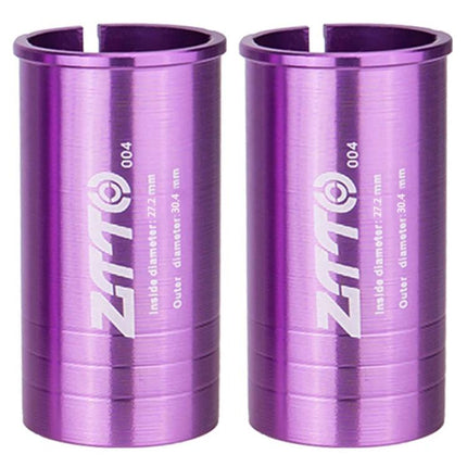 2pcs ZTTO Bicycle Seat Post Conversion Sleeve Reducer Cover, 25.4-27.2mm 001, 27.2-28.6mm 003, 27.2-30.4mm 004, 27.2-30.8mm 005, 27.2-31.6mm 006, 27.2-33.9mm 007, 31.8-34.9mm 008, 30.9-31.6mm 009, 25.4-30.9mm 010, 25.4-31.6mm 011, 27.2-30mm 012        ...
