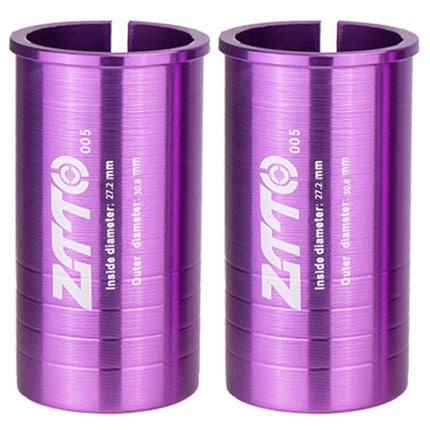 2pcs ZTTO Bicycle Seat Post Conversion Sleeve Reducer Cover, 25.4-27.2mm 001, 27.2-28.6mm 003, 27.2-30.4mm 004, 27.2-30.8mm 005, 27.2-31.6mm 006, 27.2-33.9mm 007, 31.8-34.9mm 008, 30.9-31.6mm 009, 25.4-30.9mm 010, 25.4-31.6mm 011, 27.2-30mm 012        ...