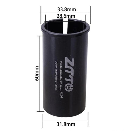 2pcs ZTTO Bicycle Seat Post Conversion Sleeve Reducer Cover