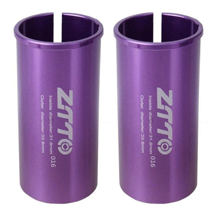 2pcs ZTTO Bicycle Seat Post Conversion Sleeve Reducer Cover