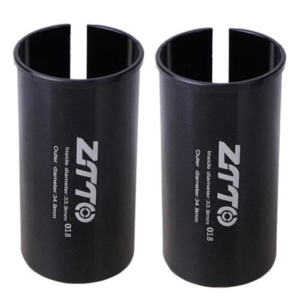 2pcs ZTTO Bicycle Seat Post Conversion Sleeve Reducer Cover