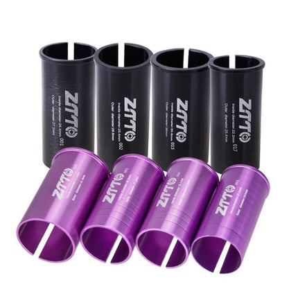2pcs ZTTO Bicycle Seat Post Conversion Sleeve Reducer Cover, 25.4-27.2mm 001, 27.2-28.6mm 003, 27.2-30.4mm 004, 27.2-30.8mm 005, 27.2-31.6mm 006, 27.2-33.9mm 007, 31.8-34.9mm 008, 30.9-31.6mm 009, 25.4-30.9mm 010, 25.4-31.6mm 011, 27.2-30mm 012        ...