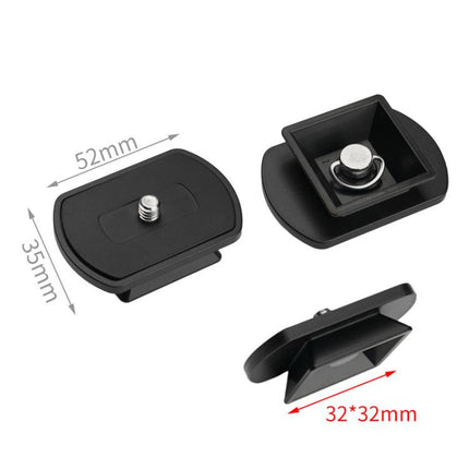Quick Release Plate for Velbon QB-32 Weifeng WF-K10 / 320, NEST NT-510 / 530 Tripod, WF-K10
