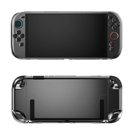 For Nintendo Switch 2 Crystal Shell Case Split Gamepad Transparent Protective Cover