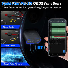Vgate 3m bps Bluetooth Wireless Wake-up Diagnostic Instrument