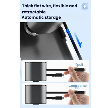 Multifunctional PD Bluetooth-Compatible USB Cigarette Lighter Car Fast Charging