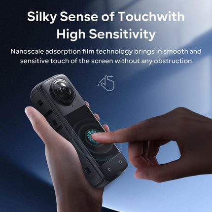 For Insta360 X5 / X4 aMagisn Tempered Glass Screen Protector Anti-Scratch 9H Hardness