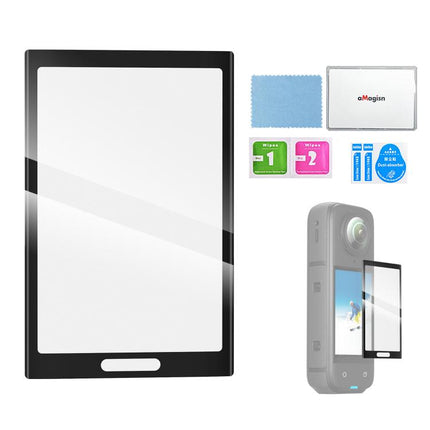 For Insta360 X5 / X4 aMagisn Tempered Glass Screen Protector Anti-Scratch 9H Hardness