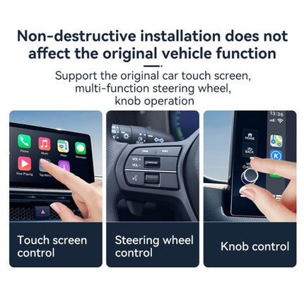 Car Wired Dual-port CarPlay/Android 2 in 1 Converts To Wireless Box