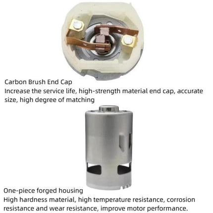 775 Micro Motor Garden Tools High Pressure Water Pump Air Pump Equipment Fan DC Motor, 12V 3000RPM, 12V 6000RPM, 12V 12000RPM, 24V 12000RPM