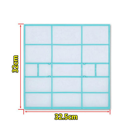 Filter Mesh For Midea Air Conditioner Replacement 1/1.5/2 HP Wall-Mounted Indoor Units, 29x27.5cm, 34.5x27.5cm, 32x27.5cm, 25.3x28cm, 30x29cm, 29.7x28cm, 37.7x29.4cm, 37.5x33cm, 28.2x26.5cm, 30.2x28cm, 35.9x43.7cm, 32.5x32cm, 30x32cm, 27x26.5cm, 28.5x2...