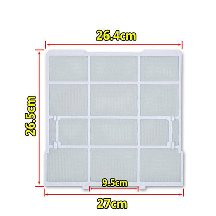 Filter Mesh For Midea Air Conditioner Replacement 1/1.5/2 HP Wall-Mounted Indoor Units, 29x27.5cm, 34.5x27.5cm, 32x27.5cm, 25.3x28cm, 30x29cm, 29.7x28cm, 37.7x29.4cm, 37.5x33cm, 28.2x26.5cm, 30.2x28cm, 35.9x43.7cm, 32.5x32cm, 30x32cm, 27x26.5cm, 28.5x2...