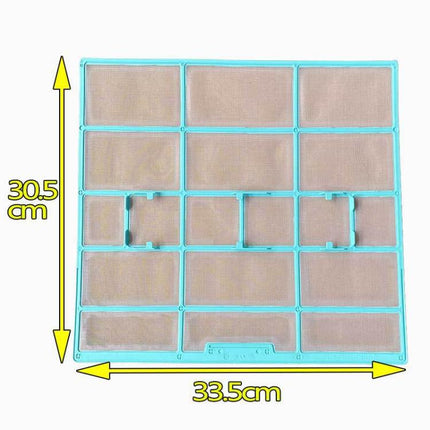 Filter Mesh For Midea Air Conditioner Replacement 1/1.5/2 HP Wall-Mounted Indoor Units, 29x27.5cm, 34.5x27.5cm, 32x27.5cm, 25.3x28cm, 30x29cm, 29.7x28cm, 37.7x29.4cm, 37.5x33cm, 28.2x26.5cm, 30.2x28cm, 35.9x43.7cm, 32.5x32cm, 30x32cm, 27x26.5cm, 28.5x2...