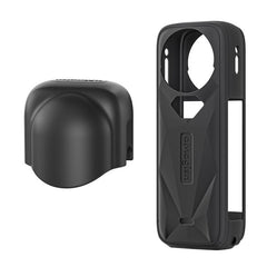 For Insta360 X5 Action Camera Protective Accessories, aMagisn Body Case+Lens Cap Black, aMagisn Body Case+Lens Cap Gray, aMagisn Body Case Black, aMagisn Body Case Gray