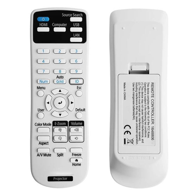 For Epson Projector Remote Control With ID Function Compatible With CB-E10/FH06/W06/52/X06E Models