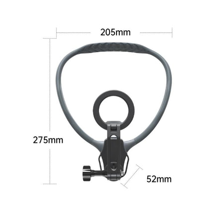 Adjustable Magnetic Neck Mount Phone Holder Quick-Release Chest Strap POV Mount For Sports & Vlogging, K08-2M