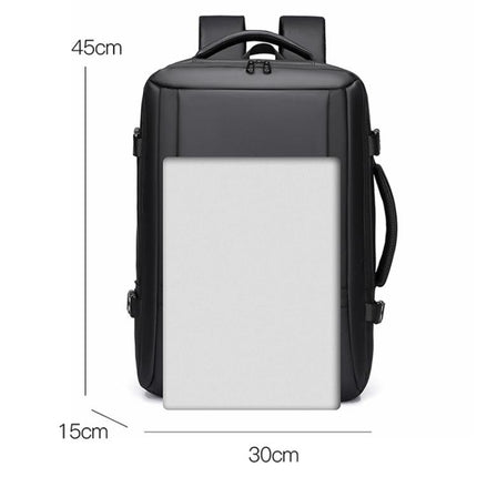 WEIXIER B759 Simple Expandable Men Shoulder Bag Large Capacity Laptop Backpacks