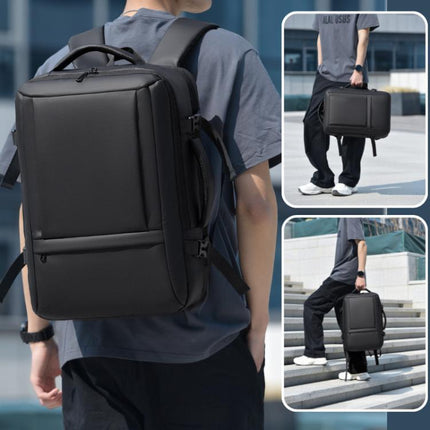 WEIXIER B759 Simple Expandable Men Shoulder Bag Large Capacity Laptop Backpacks