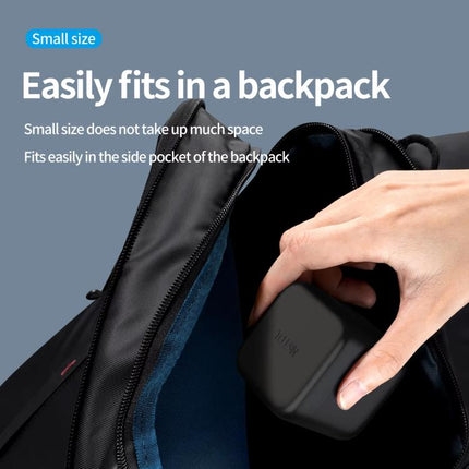 For GoPro HERO13 Black TELESIN 3 Slots Charging Case Compact Storage Box, Charging Case