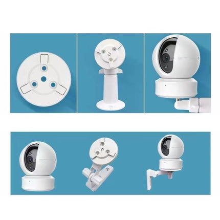 5pcs /Pack 54mm Round Base Mount Bracket for EZVIZ Security Cameras, White