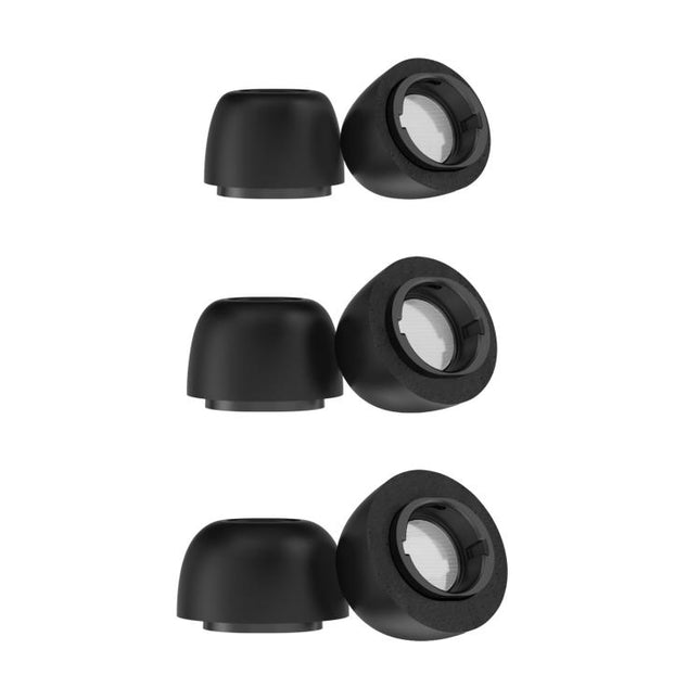 For Samsung Galaxy Buds3 Pro AhaStyle WG168 Memory Foam Anti-Slip Anti-Loss Earplug Cap, S+M+L