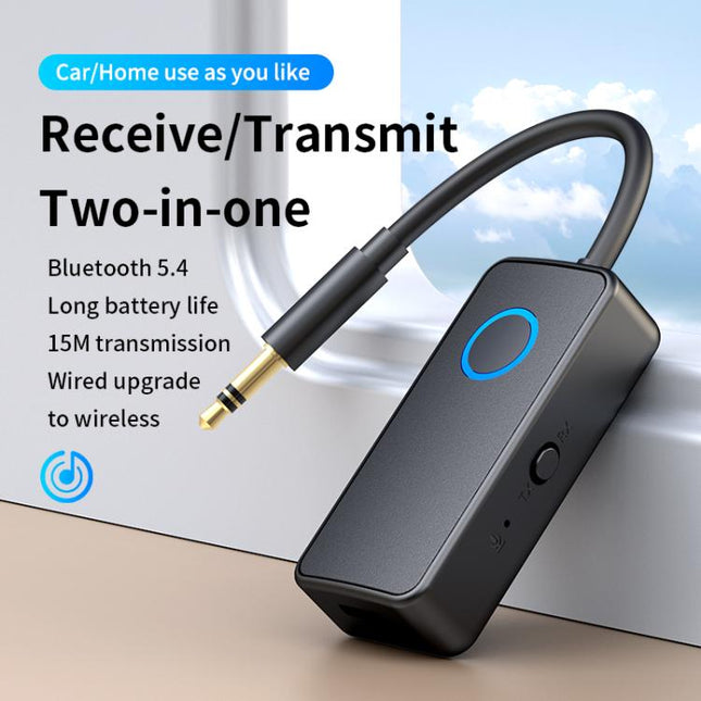 2-In-1 Bluetooth 5.4 Audio Adapter Transmitter/Receiver 3.5mm AUX For Car/TV/Headphones, M30
