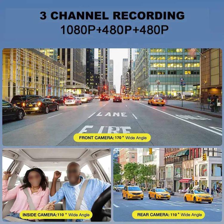 1080P HD Infrared Night Vision XWIFI Interconnected Driving Recorder