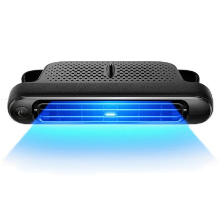 Car Rear Seat USB Plug-in Dual Turbine Silent Bladeless Electric Fan