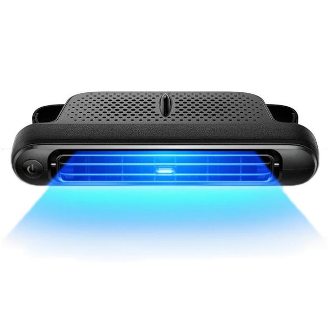 Car Rear Seat USB Plug-in Dual Turbine Silent Bladeless Electric Fan