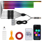110cm+75cm x 4+35cm+Footlight x 4 10 In 1