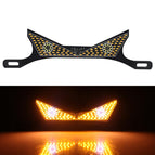 Triangle Light White Yellow Flashing