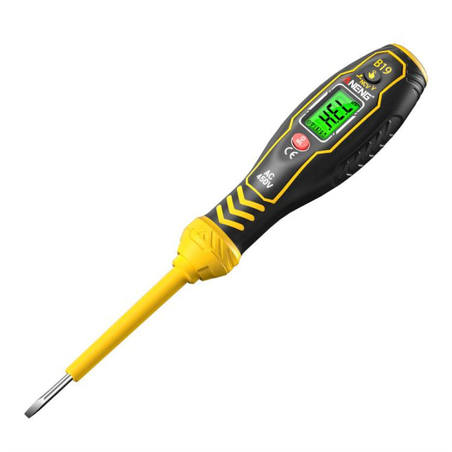 ANENG Digital Display High-Precision Intelligent Induction Test Pen, Red Flat Head, Yellow Flat Head, Red Cross Head, Yellow Cross Head