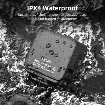 For DJI Action 5 Pro/ Action 4 Flymile 20 LEDs Magnetic Fill Light Rechargeable Video Light 3000K/4440K/8700K Adjustable, For DJI Action 5 Pro/ Action 4