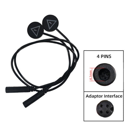 General Motorcycle Blind Spot Monitoring Line Auxiliary Lens Light, 5V Car Logo Lights, 12V Triangle Light