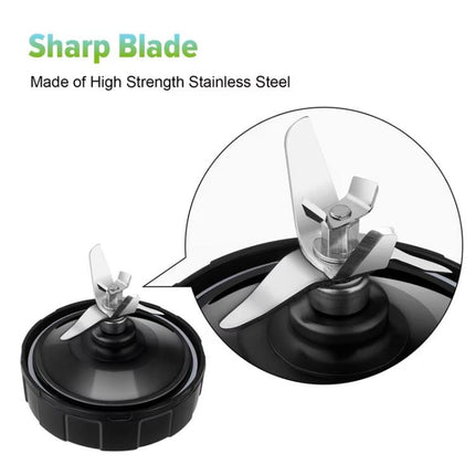 7-Fin Replacement Blade for Ninja Blender Auto iQ Series BL480, BL482, BL642, BL682, 7-Fin Replacement Blade